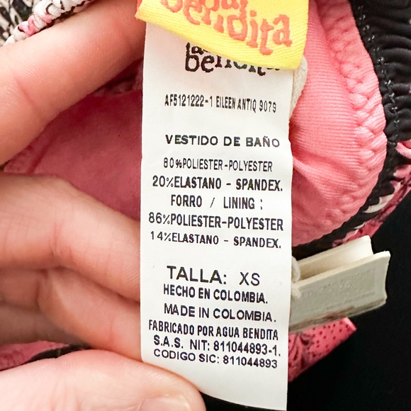 NWT- AGUA BENDITA x Anthropologie Eileen Puff Sleeve Bikini Top - Picture 9 of 12